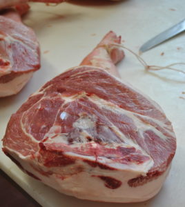 Spalla fresca rifilata